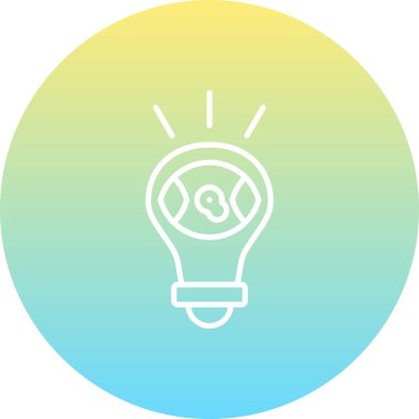 Vision Web simgesi vektör illüstrasyonu