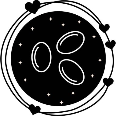 Kırmızı Kan Hücreleri Web simgesi vektör çizimi