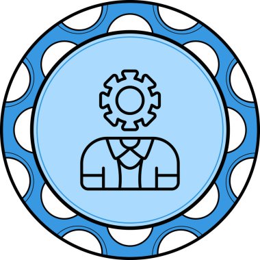 yönetim web simgesi vektör illüstrasyonu