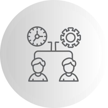 Hissedar ağ simgesi vektör illüstrasyonuName