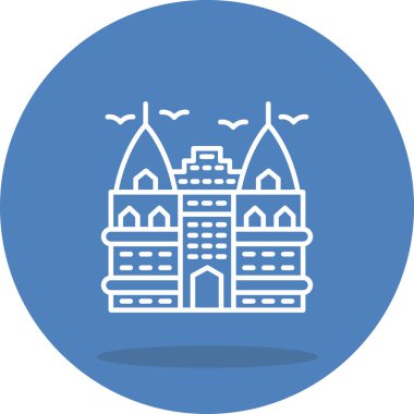 Lubeck Seyahat Web simgesi vektör çizimi