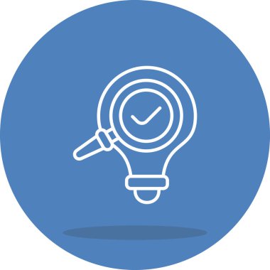 Insight web simgesi vektör illüstrasyonu