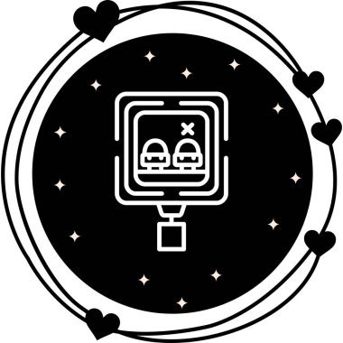 Web simgesi vektör illüstrasyonunu Geçmek Yok