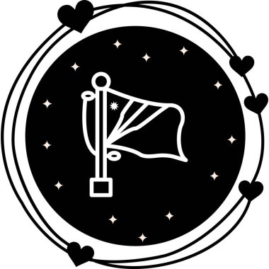 Marshall Adalarının ulusal bayrağı, simge tasarımı ögesi