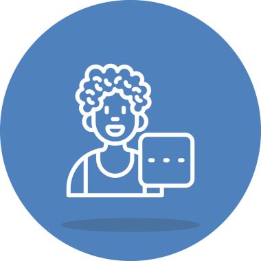 erkek avatar simgesi, vektör illüstrasyon tasarımı