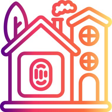 Ev Parmağı Yazdırma Biçimli Özel Vektör Tasarım Varlığı