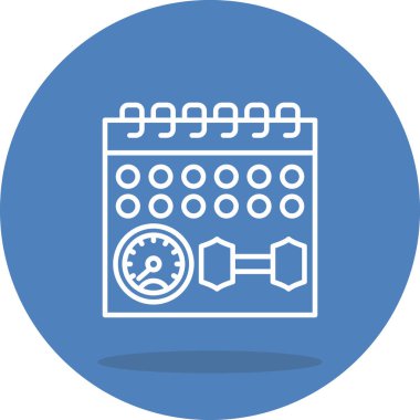 Spor Ay Stili Temiz Ürün Tasarımı Nesnesi