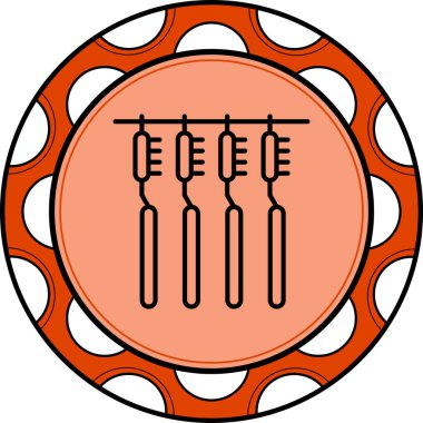 Uygulamalar veya web sayfaları için diş fırçası simgesi