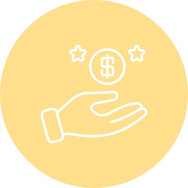 Simge vektör illüstrasyon tasarımını gözden geçir