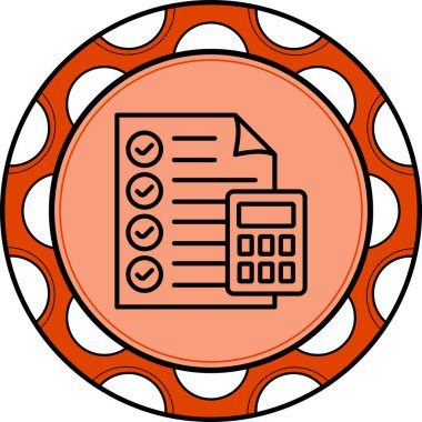 hesap makinesi web simge vektör çizim