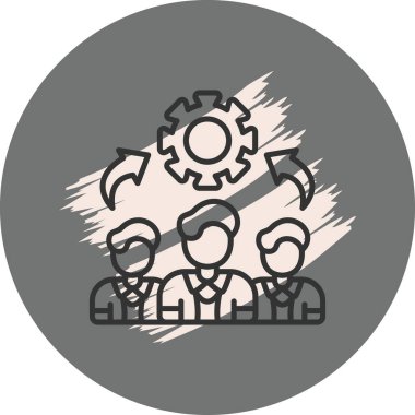 Personel Eğitimi Zarif Dengeli Düz Sanat Özelliği