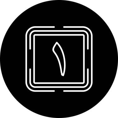 Urduca Bir düğmesi. Uygulamalar için basit simge