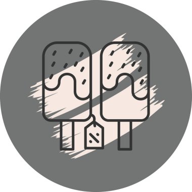 Dondurma Premium Çağdaş Düz Vektör Özelliği