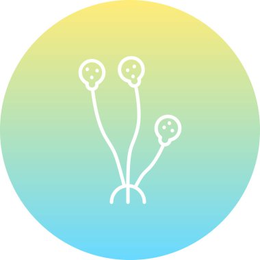 Rhizopus Dengeli Düz Modern Tasarım Elemanı