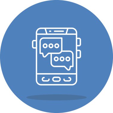 Sofistike Özel Vektör Sanat Nesnesini Sohbet Et