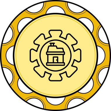 yönetim web simgesi vektör illüstrasyonu