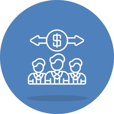 takım web simgesi vektör illüstrasyonu