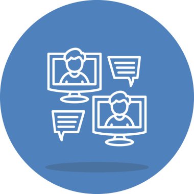 Çevrimiçi İletişim Dinamik Özel Dijital Sanat Düzeni