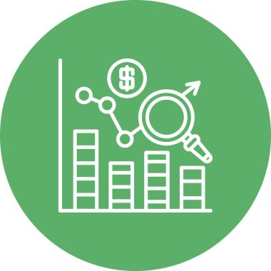 Pazarlama simgesi vektör illüstrasyon tasarımı