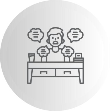 Konuşmacı Yenilikçi Düz Ürün Tasarım Sembolü