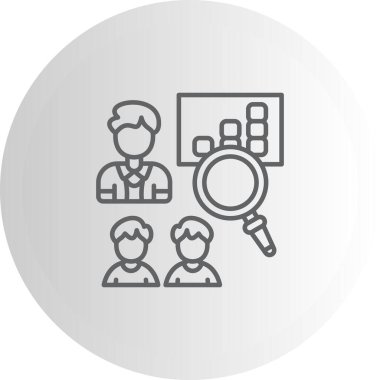 Proje web simgesi vektör illüstrasyonu