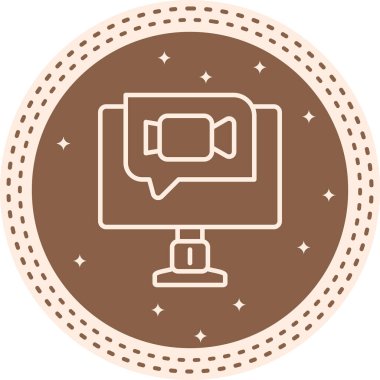 Video Çağrısı Modaya uygun Temiz Ürün Tasarımı Nesnesi