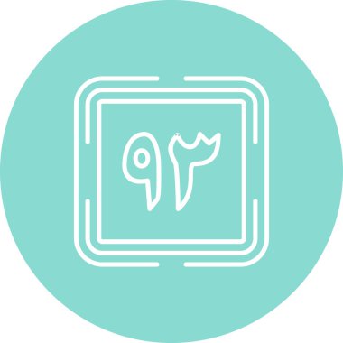 93 Web simgesi vektör illüstrasyonu