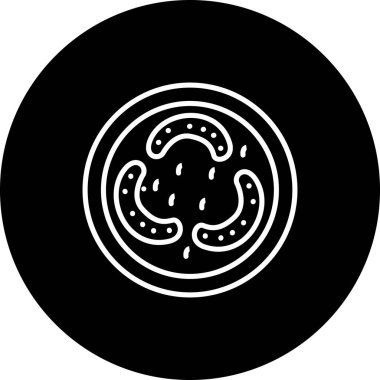 Lactobacillus basit simgesinin vektör çizimi