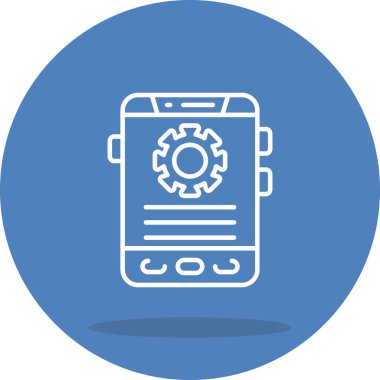 Uygulama Mevzilendirme web vektör illüstrasyonu