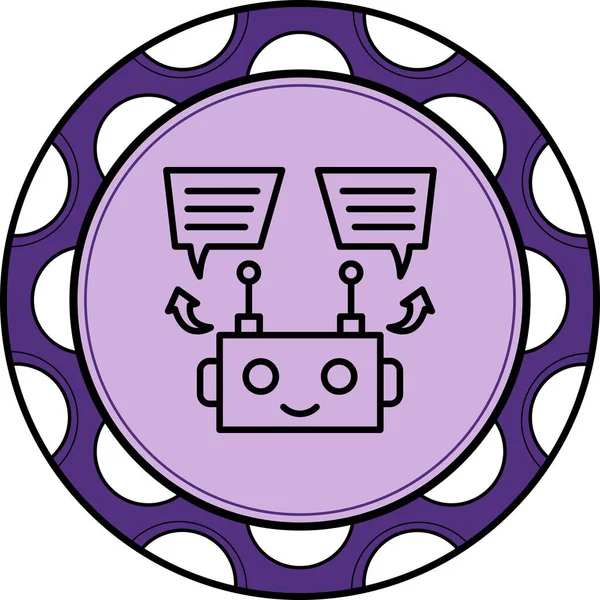 Chatbot Profesyonel Yenilikçi Düz Tasarım Düzeni