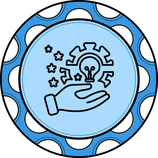 Yeni Teknoloji web simgesi vektör illüstrasyonu