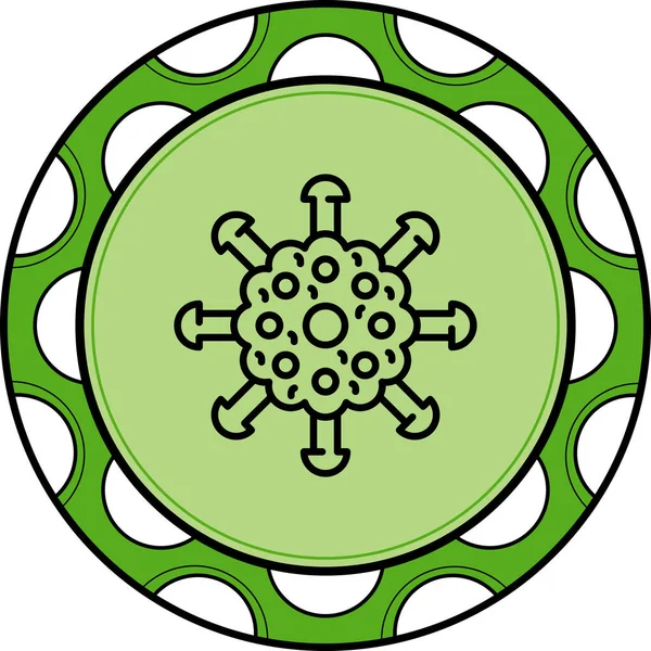 Rubella web simgesi vektör illüstrasyonu