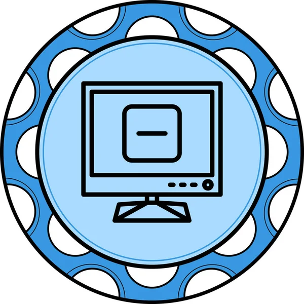 Tv Çıkart Gelişmiş Yaratıcı Arayüz Grafiksel Şekli