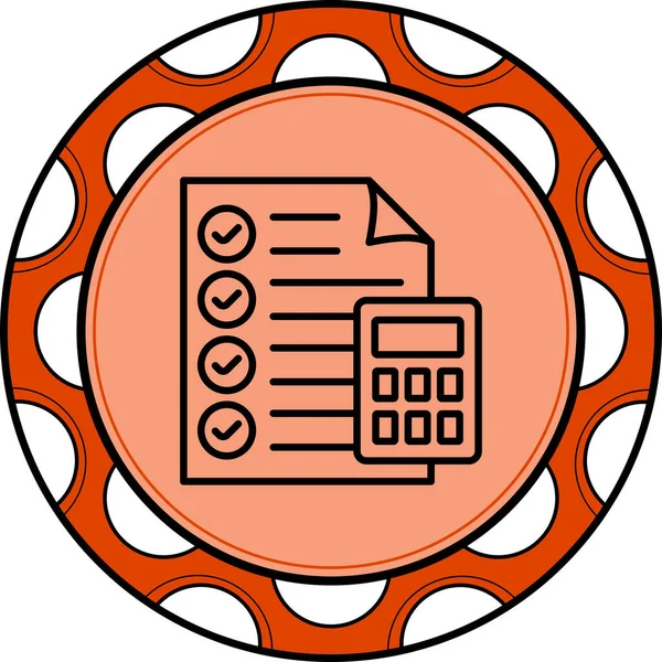 hesap makinesi web simge vektör çizim