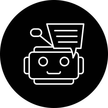 Bot web cion vektör illüstrasyonu