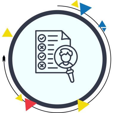 Teknikler web cion vektör illüstrasyonu