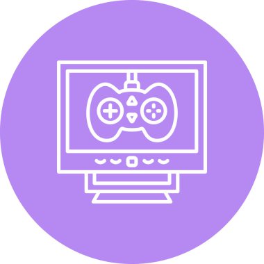 Oyun Ağı simgesinin vektör illüstrasyonu