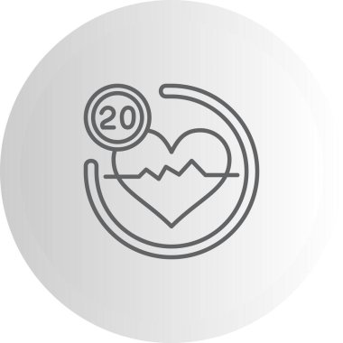 kalp hızı izleme sistemi simgesi