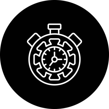 Hızlı İşlenen Web simgesi vektör illüstrasyonu