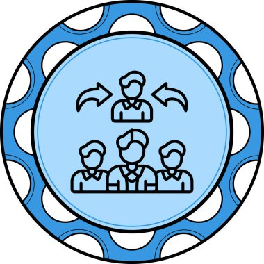 iş liderliği, web basit simgesi