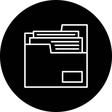 Koleksiyon web simgesi vektör illüstrasyonu