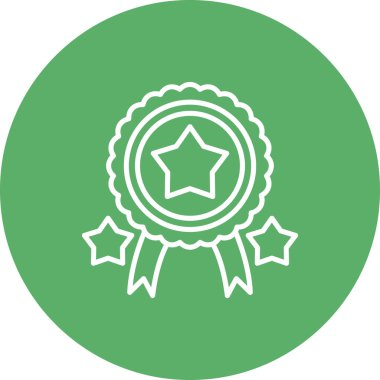 Başarı web simgesi, vektör illüstrasyonu