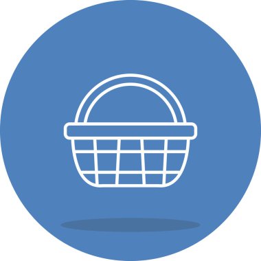 Sepet ağ ikonu vektör illüstrasyonu