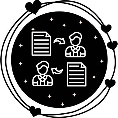 Dosya Paylaşımı Biçimlendirilmiş Markalaştırma Vektörü Özelliği