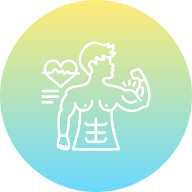 Kas ağı simgesi vektör illüstrasyonu