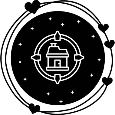 hedef web simge vektör çizim