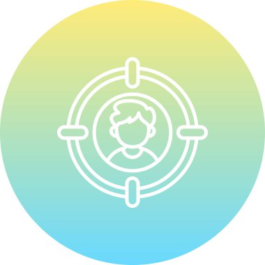 hedef web simge vektör çizim