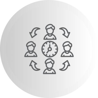 Son teslim tarihi web simgesi vektör illüstrasyonu