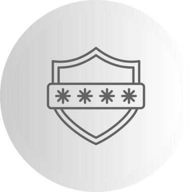 Şifre Kodu Yaratıcı Eşsiz Markalaştırma Vektörü Elemanı