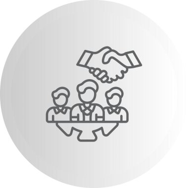 takım web simgesi vektör illüstrasyonu